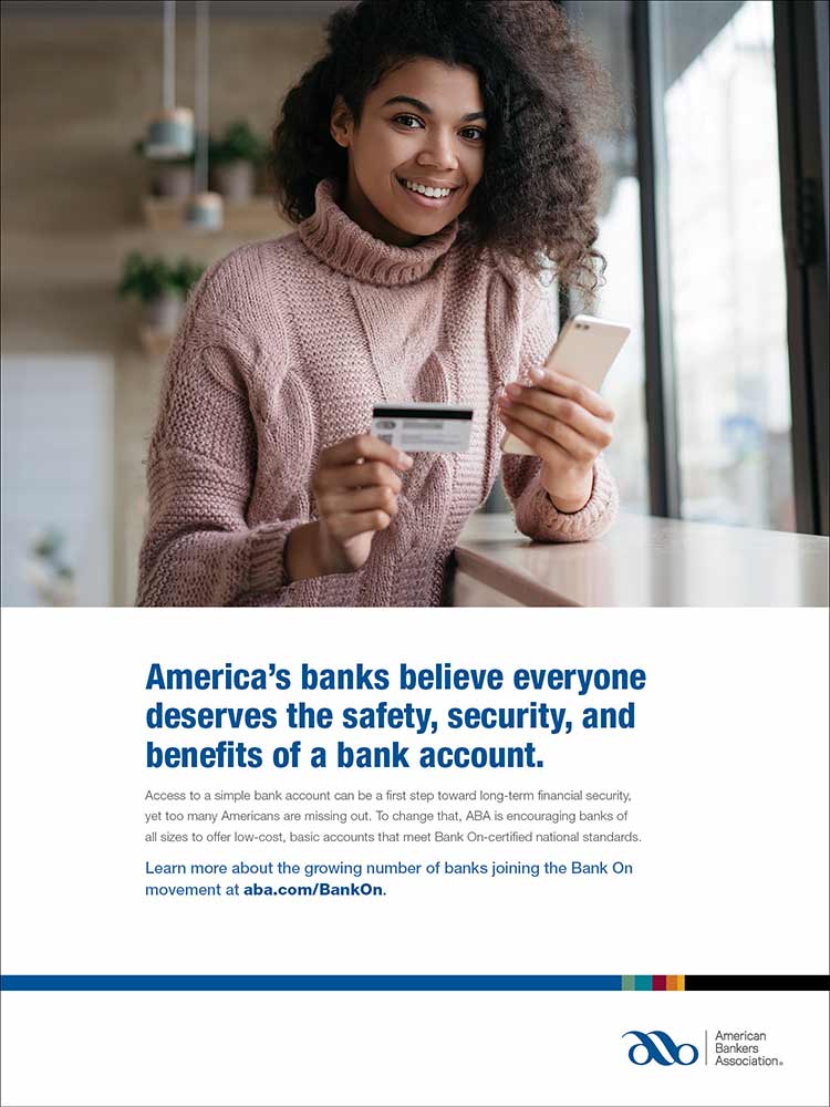 Bank On Ad run in Politico, December 2020