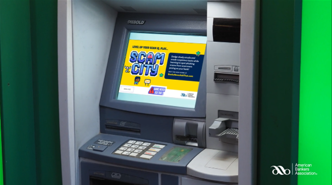 ATM with BanksNeverAskThat splash screen