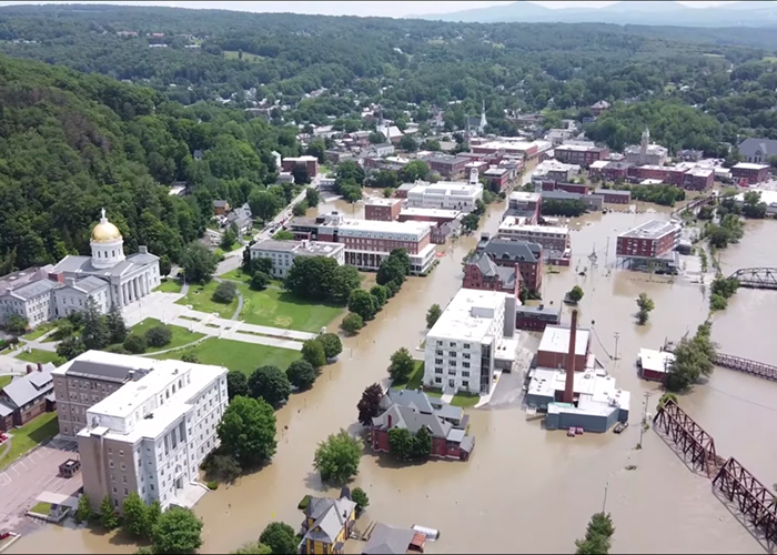 Vermont Capitol Flood